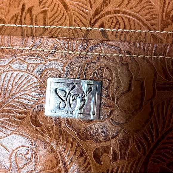 SHARIF Studio Tote Bag & Crossbody Bag Set Textured Canvas Embossed Leather NWOT - Picture 10 of 15